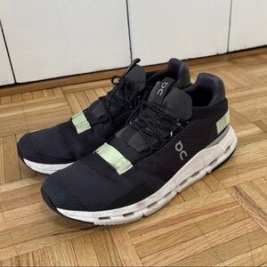 On Running Cloud Nova Men's Black Sneakers